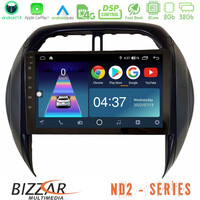 Bizzar nd2 Series 8core Android14 2+32gb  Toyota Rav4 2001-2005 (Auto A/c) Navigation Multimedia Tablet 9" με Carplay & Android Auto u-nd2-Ty1315
