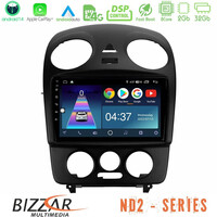 Bizzar nd2 Series 8core Android14 2+32gb  vw Beetle Navigation Multimedia Tablet 9" με Carplay & Android Auto u-nd2-Vw1059