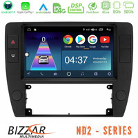Bizzar nd2 Series 8core Android14 2+32gb  vw Passat b5 2001-2005 Navigation Multimedia Tablet 9" με Carplay & Android Auto u-nd2-Vw1370