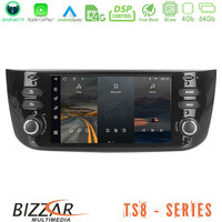 Bizzar Fiat Punto evo 2009-2011 8core Android14 4+64gb Navigation Multimedia Deckless 7" με Carplay/androidauto (Oem Style) u-ts8-Ft047