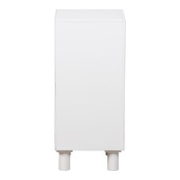 Κομοδίνο Emersi pakoworld MDF σε λευκή απόχρωση 40x32x70εκ