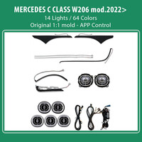 DIQ AMBIENT 8176 CO BENZ C (W206) (Digital iQ Ambient Light for Mercedes C (W206) mod.2022&gt; , 14 Lights)