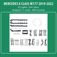 DIQ AMBIENT 8176 A4B BENZ A (W177) mod.2019-2022 (Digital iQ Ambient Light MERCEDES A W177 mod.2019-2022, 25 Lights)