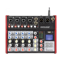Citronic CSM-6 Compact Μίκτης 6 Καναλιών με USB &amp; Bluetooth (Τεμάχιο)