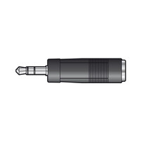 Qtx 759.185UK Αντάπτορας Υποδοχή 3.5mm Stereo Jack – Βύσμα 6.3mm Mono Jack (Τεμάχιο)