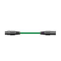 XF-XM600GN Καλώδιο Μικροφώνου XLR Female - XLR Male 6m Πράσινο (Τεμάχιο)