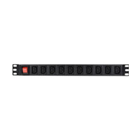 Adastra 1U-PDU-10C13 Rackmount Διανομής Ισχύος 8-Gang (Τεμάχιο)