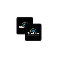 StarLine Αυτοκόλλητα Automotive Security Specialists 5x5cm (2 Τεμάχια)