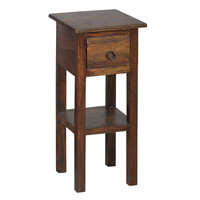 ΕS391,2 CLASSIC Stand - Τραπεζάκι Βοηθητικό H.55cm - 1 Συρτάρι, Ξύλο Sheesham Καρυδί