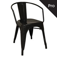 Ε5192,11 RELIX Πολυθρόνα-Pro, Μέταλλο Βαφή Μαύρο