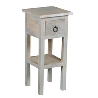 ΕΙ930,2 MAISON CLASSIC Έπιπλο Stand, Ξύλο Mango Antique Άσπρο