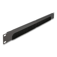 DELOCK βούρτσα προστασίας για καμπίνα 66750, 19"/1U, 44x483mm, μαύρο