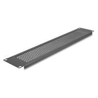 DELOCK κάλυμμα panel 67036 για 19"/2U rack, με αεραγωγούς, μαύρο
