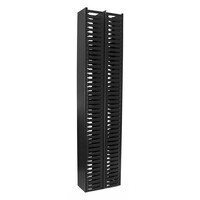 POWERTECH Cable Managment για rack NETW-0006, 23 θέσεων, πλαστική, 2τμχ