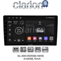 GL-300 (XD3326-4645) 4+64GB, 9inch Οθόνη universal Tablet style Multimedia Αυτοκινήτου (CarPlay/AndroidAuto/BT/GPS/WIFI/GPRS) electriclife
