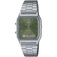 Casio Ρολόι Μπαταρίας με Ασημί Μεταλλικό Μπρασελέ (AQ-230A-3AMQYES) (CASAQ-230A-3AMQYES)
