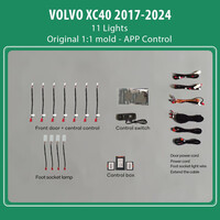 Digital iQ Ambient Light Volvo  XC40 mod. 2018&gt; (with Original Ambient Light), 11 Lights, 64 Colors