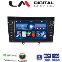 LM_Digital LM Digital - LM N4083 GPS Οθόνη OEM Multimedia Αυτοκινήτου για PEUGEOT 308 07 >12, RCZ 09 > 15 (CarPlay/AndroidAuto/BT/GPS/WIFI) electriclife