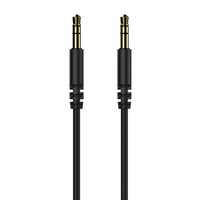 CELEBRAT καλώδιο ήχου 3.5mm AU-01, AUX, 1m, μαύρο