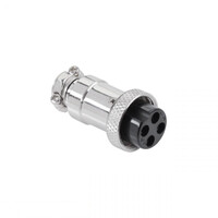 DM-0514 . Φις Μικροφώνου CB 4PIN Θηλ.