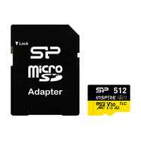 SILICON POWER κάρτα μνήμης microSDXC Inspire, 512GB, UHS-I U3 A1 V30