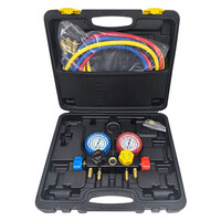 BORMANN Pro BVP1005 BORMANN Pro BVP1005 Σετ Εργαλείων Ελέγχου Πίεσης Κλιματιστικών με Μανόμετρα, 7 τμχ