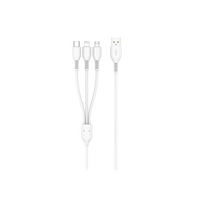 jager ΚΑΛΩΔΙΩΣΗ USB - TYPE C  / LIGHTNING / MICRO 1,2Μ 3.1A FAST CHARGE (KDS-33)