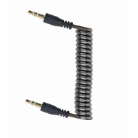 Gembird Cca-405-6 Stereo Audio Spiral Cable Minijack-minijack M/m 1.8m (CCA-405-6) (GEMCCA-405-6)
