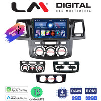 LM Digital - LM ZA4822 GPS Οθόνη OEM Multimedia Αυτοκινήτου για Toyota Hilux 2005 > 2016
CLIMA /AC (CarPlay/AndroidAuto/BT/GPS/WIFI/GPRS) electriclife