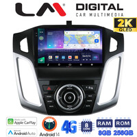 LM Digital - LM KQ8150 GPS Οθόνη OEM Multimedia Αυτοκινήτου για Ford Focus 2011 > 2018 (CarPlay/AndroidAuto/BT/GPS/WIFI/GPRS) electriclife