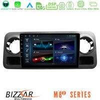 Bizzar m8² Series 8core Android14 4+32gb  Mercedes Sprinter W907 Navigation Multimedia Tablet 10" με Carplay & Android Auto u-m82-Mb1463