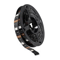 GLOBOSTAR® DIGISTRIP 90759 Σετ Ψηφιακής Pixel Addressable Ταινίας με RF Ασύρματο Χειριστήριο & Λειτουργία μέσω WiFi APP LED 36W/5m 2880lm/m 120° DC 5V με USB 2.0 IP20 150 x SMD 5050 Chip/5m 150 x Pixel/5m Πολύχρωμο RGB Dimmable SPI/TTL Protocol - Μ500 x Π1 x Υ0.2cm - Ρολό 5 Μέτρων - 5 Χρόνια Εγγύηση