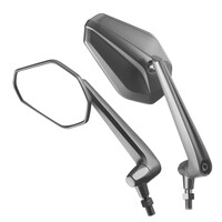 9164.9-LM ΚΑΘΡΕΠΤΕΣ MOTO VICTOR M10x1,25 DX+SX ΣΕ ΜΑΥΡΟ ΧΡΩΜΑ LAMPA - 2 ΤΕΜ.