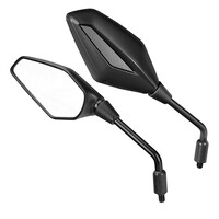 L9162.9 ΚΑΘΡΕΠΤΕΣ MOTO VINX M10x1,25 DX+SX ΣΕ ΜΑΥΡΟ ΧΡΩΜΑ LAMPA - 2 ΤΕΜ.