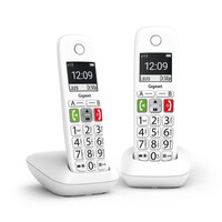 Gigaset Wireless Landline Phone E290 Duo White (L36852-H2901-D202) (GGSE290DUO-WH)