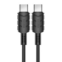 KAKUSIGA καλώδιο USB-C σε USB-C KSC-710, 60W, 480Mbps, 1.2m, μαύρο