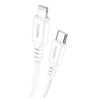 KAKUSIGA καλώδιο Lightning σε USB-C KSC-982, 20W, 480Mbps, 1m, λευκό