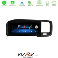 Bizzar Volvo s60 2015-2018 8core Android12 4+64gb Navigation Multimedia Tablet 8.8" (Oem Style) u-am-Vos6002