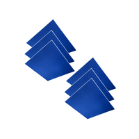 Audiodesigner Colour Ceiling Panels Blue Χωνευτά Ηχοαπορροφητικά Πάνελ Οροφής 60x60x2,5 cm (6 Τεμάχια)