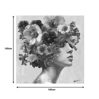 Πίνακας σε καμβά Mavare Inart 100x3.5x100εκ