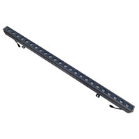GLOBOSTAR® WASHER-MARGO 05103 Μπάρα Φωτισμού Wall Washer LED 24W 2760lm 30° DC 24V Αδιάβροχο IP66 Φυσικό Λευκό 4500K Dimmable - Γκρι Ανθρακί - Μ100 x Π4 x Υ5cm - 3 Χρόνια Εγγύηση
