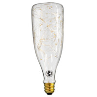 GloboStar® 99221 Λάμπα E27 DBC80 Deco Bottle SMD LED Copper String 3W 240 lm 320° AC 85-265V Edison Retro με Διάφανο Γυαλί Θερμό Λευκό 2700 K