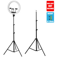 GloboStar® 75807 Professional Floor Tripod - Επαγγελματικό Επιδαπέδιο Τρίποδο για Ring Light LED
