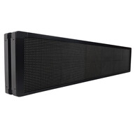GloboStar® DISPLAY 90331 Κυλιόμενη Ψηφιακή Επιγραφή P10 Διπλής Όψης LED AC 220-240V Αδιάβροχο IP65 Κόκκινο - WiFi Control μέσω FK APP - Αισθητήρας Θερμοκρασίας & Υγρασίας - Μ168 x Π12 x Υ40cm - 2 Χρόνια Εγγύηση