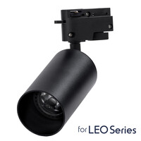 GloboStar® LEO 60353 Μοντέρνο Φωτιστικό Οροφής Σποτ Μονόφωτο 1 x GU10 IP20 Μαύρο Αλουμίνιο - Μ6 x Π6 x Υ19cm - 5 Χρόνια Εγγύηση