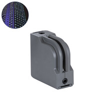 GLOBOSTAR® WINDOW-CORNA 90115 Αρχιτεκτονικό Γωνιακό Φωτιστικό Ανάδειξης Παραθύρων Window Light LED 6W 480lm 3x172° DC 24V Αδιάβροχο IP65 Μπλε Dimmable - Γκρι Ανθρακί - Μ12 x Π4 x Υ12cm - 3 Χρόνια Εγγύηση