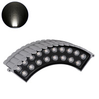 GLOBOSTAR® TREELIGHT-JINA 90691 Κυρτή Μπάρα Φωτισμού Wall Washer για Φυτά - Δέντρα LED 18W 1710lm 10° DC 24V Αδιάβροχο IP67 Φυσικό Λευκό 4500K Dimmable - Γκρι Ανθρακί - Μ29 x Π11 x Υ10.5cm - 3 Χρόνια Εγγύηση