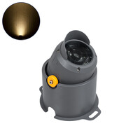 GLOBOSTAR® FLOOD-SIMA 90493 Κινούμενος Προβολέας Σποτ Wall Washer με Αντιθαμβωτική Γρίλια LED 24W 2160lm 30° DC 24V Αδιάβροχο IP67 Θερμό Λευκό 2700K Dimmable - Γκρι Ανθρακί - Μ14.5 x Π24.2 x Υ22.5cm - 3 Χρόνια Εγγύηση