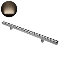 GLOBOSTAR® WASHER-JAVIA 90556 Μπάρα Φωτισμού Wall Washer LED 48W 4320lm 5° DC 24V Αδιάβροχο IP67 Φυσικό Λευκό 4500K Dimmable - Γκρι Ανθρακί - Μ100 x Π5.2 x Υ3.6cm - 3 Χρόνια Εγγύηση