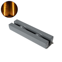 GLOBOSTAR® WINDOW-ARTE 90718 Αρχιτεκτονικό Φωτιστικό Ανάδειξης Παραθύρων Window Light LED 18W 1530lm 8x180° DC 24V Αδιάβροχο IP67 Αρχιτεκτονικό Πορτοκαλί 2200K Dimmable - Γκρι Ανθρακί - Μ25 x Π7 x Υ4.5cm - 3 Χρόνια Εγγύηση